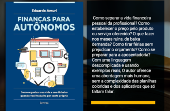 DICA DE LEITURA: Finanças para autônomos: Como organizar sua vida e seu dinheiro quando você trabalha por conta própria – Eduardo Amuri