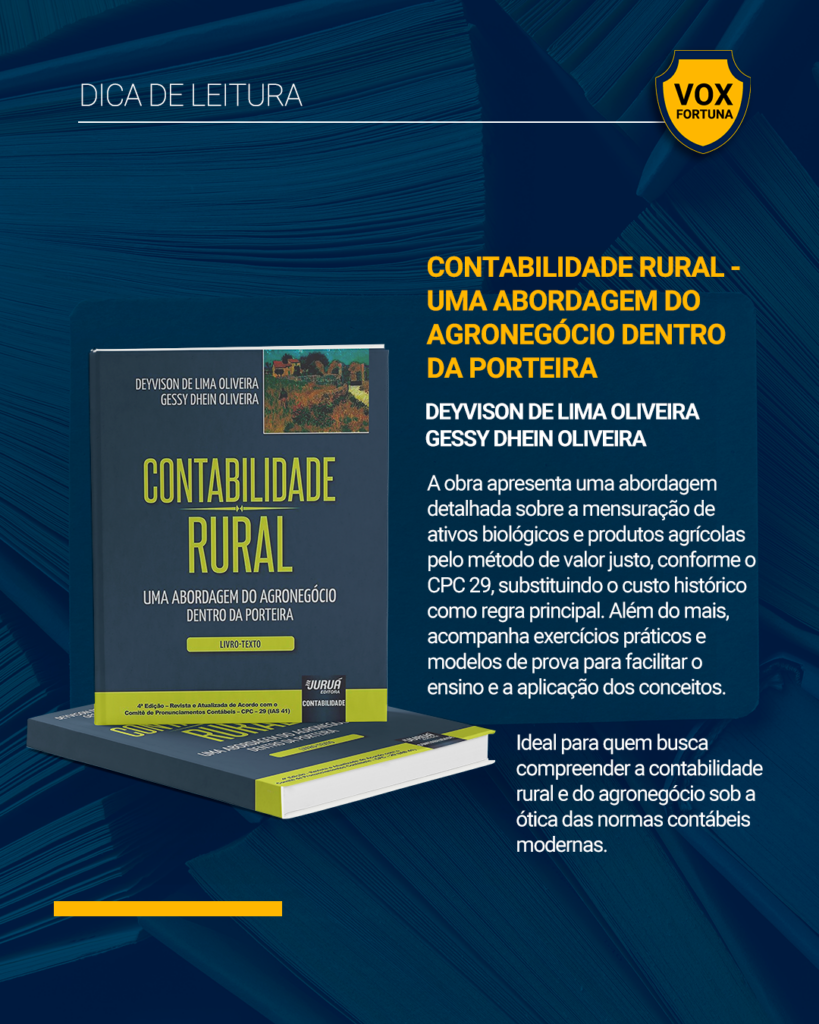 Contabilidade Rural - Uma Abordagem do Agronegócio Dentro da Porteira